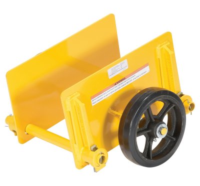 Steel Adjustable Panel Dolly With Mold On Rubber Casters